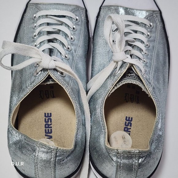 Converse Chuck Taylor Shoes Unisex Size Men's 9/Women's 11 Metallic 154038F - Picture 8 of 9